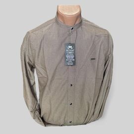 Фотография Рубашка мужская 7003 beige р.S-2XL "ROLADA" недорого оптом от прямого поставщика