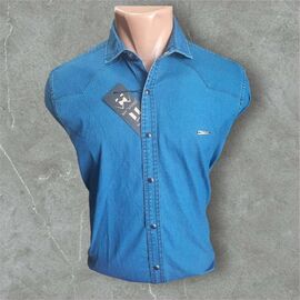 Фотография Рубашка мужская 7009 l.blue р.S-2XL "ROLADA" недорого оптом от прямого поставщика