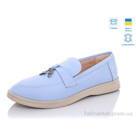 Фотография Туфли женские стильные Весна/осень 316 голубой под заказ (6 пар р.36-40) "G-Aira" недорого оптом от прямого поставщика