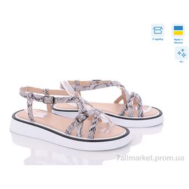 Фотография Босоножки женские летние Лето 465 сірий л. Под заказ (6 пар р.36-40) "G-Aira" недорого оптом от прямого поставщика