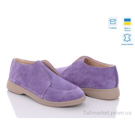 Фотография Ботинки женские стильные Весна/осень 321 фіолетовий з. Под заказ (6 пар р.36-40) "G-Aira" недорого оптом от прямого поставщика