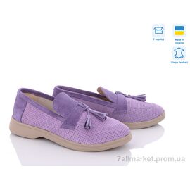 Фотография Туфли женские стильные Весна/осень 580 фіолетовий з.под заказ (6 пар р.36-40) "G-Aira" недорого оптом от прямого поставщика