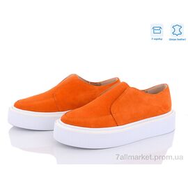 Фотография Слипоны женские тканевые Весна/осень 460 помаранчевий (6 пар р.36-40) "G-Aira" недорого оптом от прямого поставщика