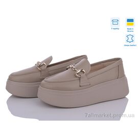 Фотография Туфли женские стильные Весна/осень 603 мокко к. Под заказ (6 пар р.36-40) "G-Aira" недорого оптом от прямого поставщика