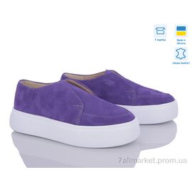Сліпони жіночі тканинні Весна/осінь 604 фіолет з. Под заказ (6 пар р.36-40) "G-Aira" недорого оптом від прямого постачальника