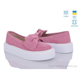 Сліпони жіночі тканинні Весна/осінь 571 рожевий білий Под заказ (6 пар р.36-40) "G-Aira" недорого оптом від прямого постачальника
