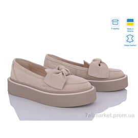 Сліпони жіночі тканинні Весна/осінь 571 беж з. Под заказ (6 пар р.36-40) "G-Aira" недорого оптом від прямого постачальника