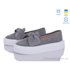 Сліпони жіночі тканинні Весна/осінь 571 сер.з. Под заказ (6 пар р.36-40) "G-Aira" недорого оптом від прямого постачальника