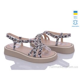 Фотография Босоножки женские летние Весна/осень 465 леопард под заказ (6 пар р.36-40) "G-Aira" недорого оптом от прямого поставщика