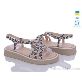 Фотография Босоножки женские летние Весна/осень 465 леопард (6 пар р.36-40) "G-Aira" недорого оптом от прямого поставщика