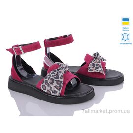 Фотография Босоножки женские летние Весна/осень 611 малина замш (6 пар р.36-40) "G-Aira" недорого оптом от прямого поставщика