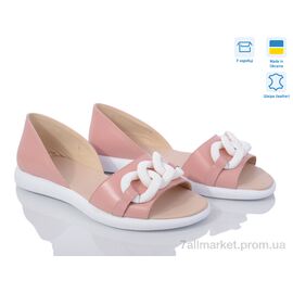 Фотография Шлепки женские облегченные Лето 412 пудра под заказ (6 пар р.36-40) "G-Aira" недорого оптом от прямого поставщика