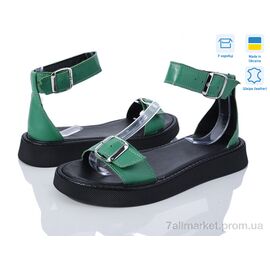 Фотография Босоножки женские летние Лето 472 зелений ш. Под заказ (6 пар р.36-40) "G-Aira" недорого оптом от прямого поставщика