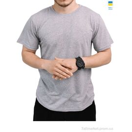 Футболка чоловіча Літо 080 св.сірий (4 шт. р.сітка2XL-5XL) "Sport style" недорого оптом від прямого постачальника
