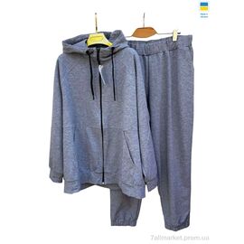 Фотография Спортивный костюм женский Весна/осень 12 св.сірий (4 шт. р.сетка 3XL-6XL) "Sport style" недорого оптом от прямого поставщика