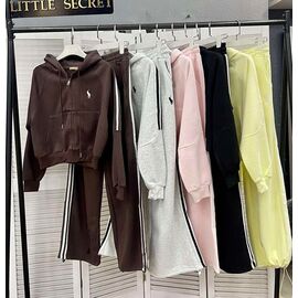 Фотография Костюм спортивный женский тёплый 1646-1 brown р.M-XL "Little Secret" недорого оптом от прямого поставщика
