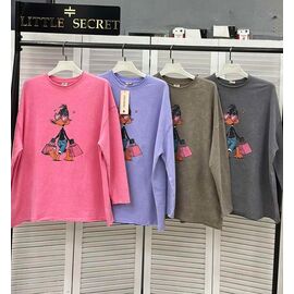 Фотография Свитер женский 500268 khaki р.one size "Little Secret" недорого оптом от прямого поставщика