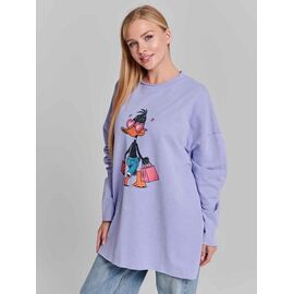 Фотография Свитер женский 500268 lilac р.one size "Little Secret" недорого оптом от прямого поставщика