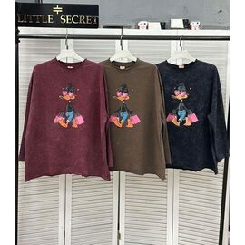 Фотография Свитер женский 500268 wine р.one size "Little Secret" недорого оптом от прямого поставщика