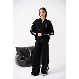 Фотография Костюм спортивный женский тёплый 500299 black р.S-L "Little Secret" недорого оптом от прямого поставщика