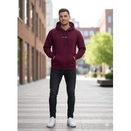 Фотография Худи мужской 500362 wine р.M-2XL "Little Secret" недорого оптом от прямого поставщика
