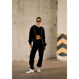 Фотография Костюм спортивный женский тёплый A100 black р.M-XL "Little Secret" недорого оптом от прямого поставщика