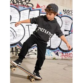 Фотография Худи детский на мальчика 29007 d.grey р.120-160 "Fili kids" недорого оптом от прямого поставщика