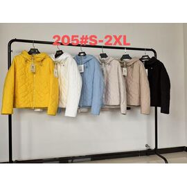 Куртка жіноча зимова 205 d.beige р.S-2XL "Yafeier" недорого оптом від прямого постачальника