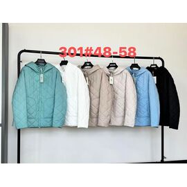 Куртка жіноча зимова 301 d.beige р.48-58 "Yafeier" недорого оптом від прямого постачальника