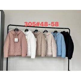 Куртка жіноча зимова 305 white р.48-58 "Yafeier" недорого оптом від прямого постачальника