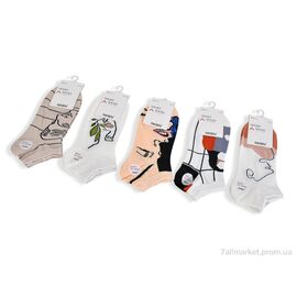 Фотография Носки женские Весна/осень T326 mix (10 шт. р.сетка 37-41) "Textile" недорого оптом от прямого поставщика