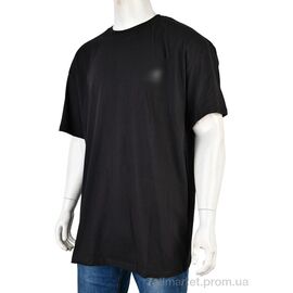 Футболка чоловіча Літо 836М black (2 шт. р.сітка5XL-6XL) "Textile" недорого оптом від прямого постачальника