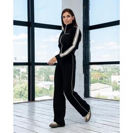 Фотография Костюм спортивный женский тёплый Д157 black р.2XS-M "AZNA" недорого оптом от прямого поставщика