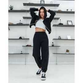 Фотография Костюм спортивный женский тёплый Т6 black р.XS-S "AZNA" недорого оптом от прямого поставщика