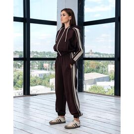 Фотография Костюм спортивный женский тёплый Д151 brown р.2XS-M "AZNA" недорого оптом от прямого поставщика