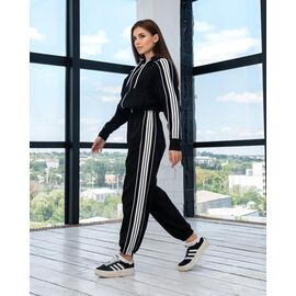 Фотография Костюм спортивный женский тёплый Д151 black р.2XS-M "AZNA" недорого оптом от прямого поставщика