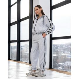 Фотография Костюм спортивный женский тёплый Д94 l.grey р.S-XL "AZNA" недорого оптом от прямого поставщика