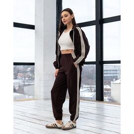 Фотография Костюм спортивный женский тёплый Д94 brown р.S-XL "AZNA" недорого оптом от прямого поставщика