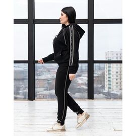 Фотография Костюм спортивный женский тёплый Д108 black р.XL-4XL "AZNA" недорого оптом от прямого поставщика
