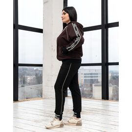 Фотография Костюм спортивный женский тёплый Д108 brown р.XL-4XL "AZNA" недорого оптом от прямого поставщика