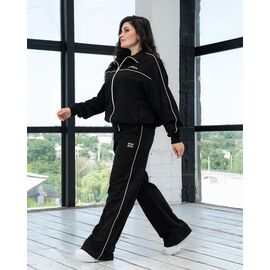 Фотография Костюм спортивный женский тёплый Д150 black р.XL-4XL "AZNA" недорого оптом от прямого поставщика