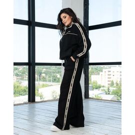 Фотография Костюм спортивный женский тёплый Д147 black р.XL-4XL "AZNA" недорого оптом от прямого поставщика