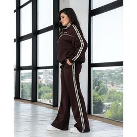 Фотография Костюм спортивный женский тёплый Д147 brown р.XL-4XL "AZNA" недорого оптом от прямого поставщика