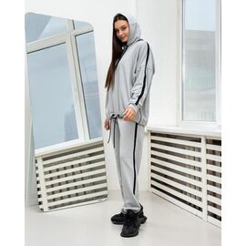 Фотография Костюм спортивный женский тёплый ДП180 grey р.S-XL "AZNA" недорого оптом от прямого поставщика