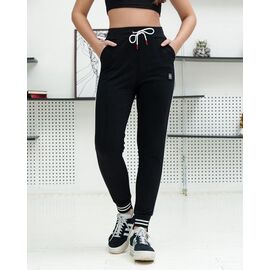 Фотография Штаны спортивные женские Б64 black р.S-XL "AZNA" недорого оптом от прямого поставщика