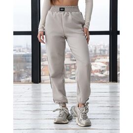 Фотография Штаны спортивные женские Б98 beige р.S-XL "AZNA" недорого оптом от прямого поставщика