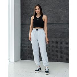 Фотография Штаны спортивные женские Б98 l.grey р.S-XL "AZNA" недорого оптом от прямого поставщика