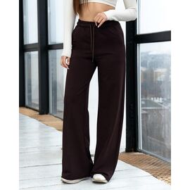 Фотография Штаны спортивные женские Б44 brown р.S-XL "AZNA" недорого оптом от прямого поставщика