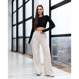 Фотография Штаны спортивные женские Б44 beige р.S-XL "AZNA" недорого оптом от прямого поставщика