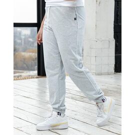 Фотография Штаны спортивные женские Б54 l.grey р.XL-4XL "AZNA" недорого оптом от прямого поставщика